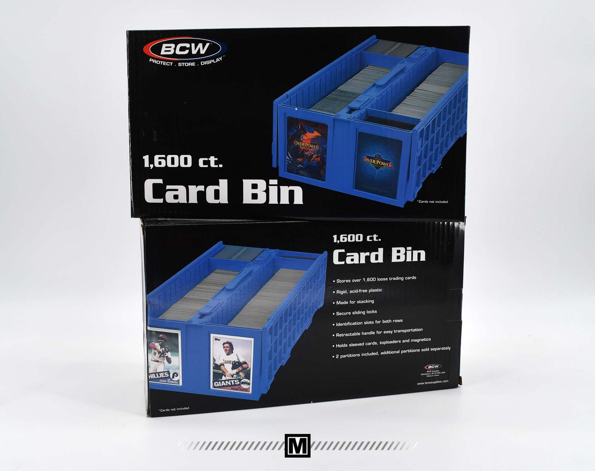 1600 ct. Card Bin [Blue] BCW