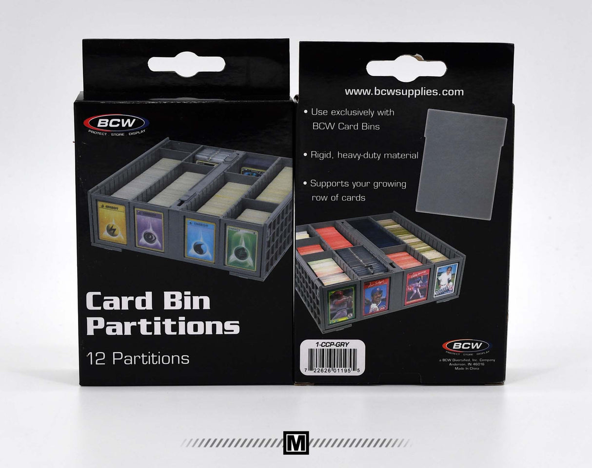 Card Bin Partitions [Gray] BCW