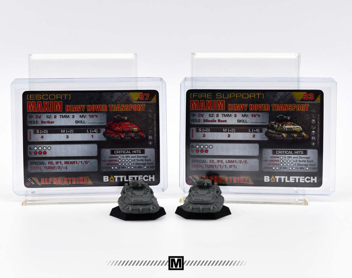 Maxim Heavy Hover Transport Miniatures / Mercenaries Box [35031 10] x2