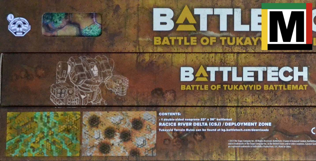 Battlemat F - Racice River Delta [CSJ] / Deployment Zone [Battle of Tukayyid] Battletech