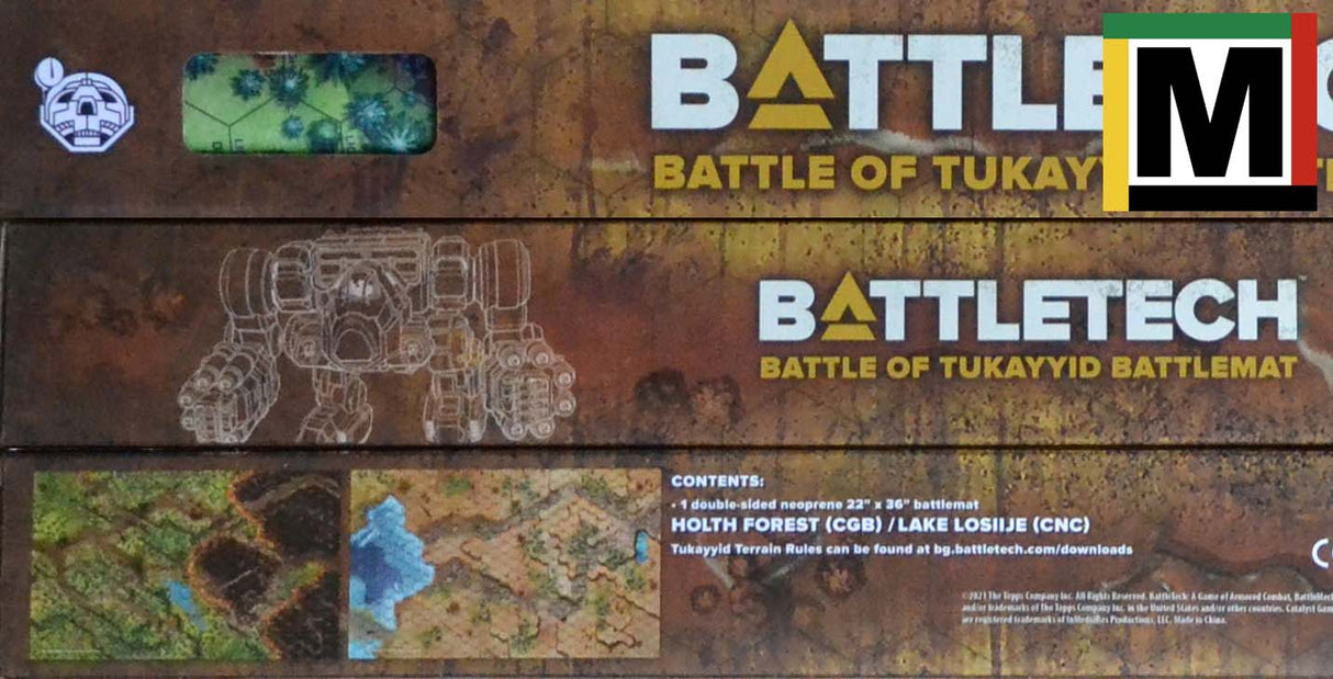 Battlemat G - Holth Forest / Lake Losiije [CNC] [Battle of Tukayyid] Battletech