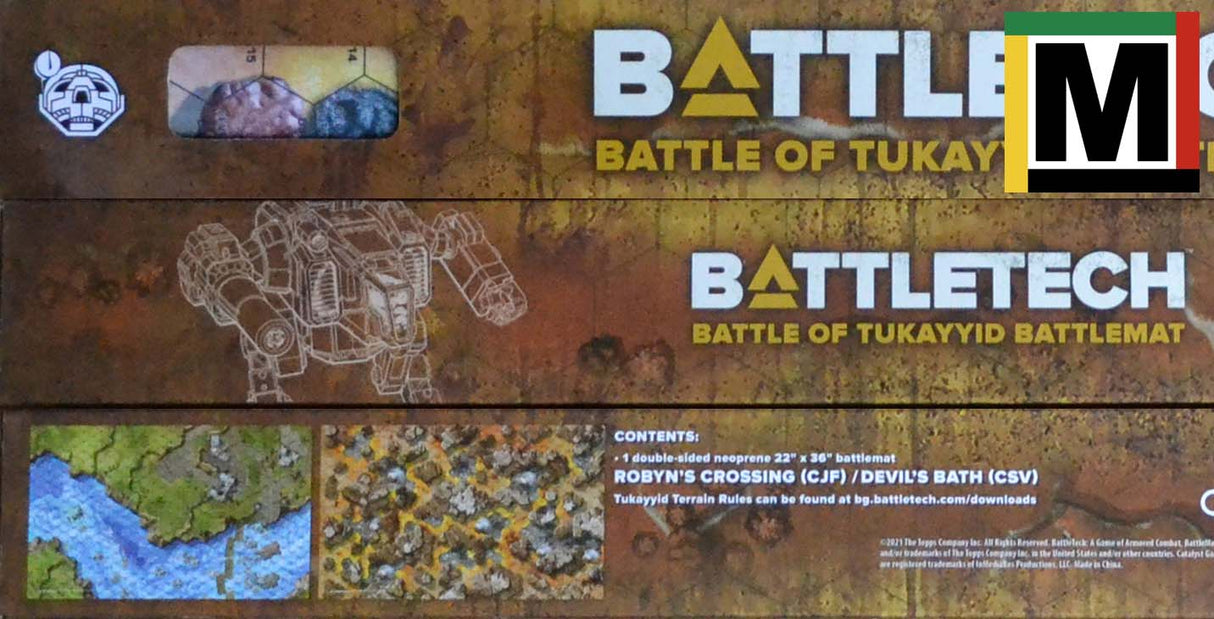 Battlemat H - Robyn's Crossing [CJF] / Devil's Bath [CSV] [Battle of Tukayyid] Battletech