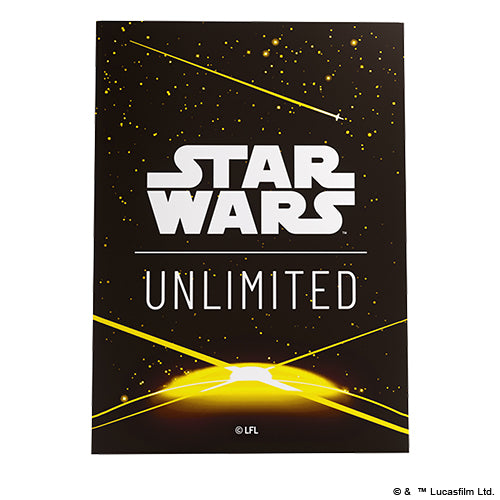 Yellow / Black Art Sleeves [Star Wars Unlimited - Shadows of the Galaxy]