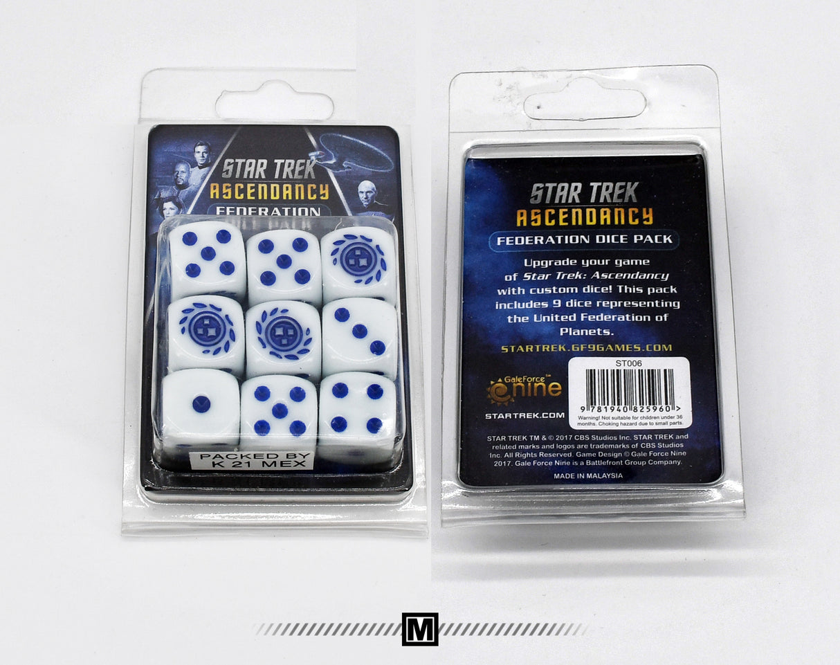 Federation Dice Pack [Star Trek Ascendancy] Gale Force 9