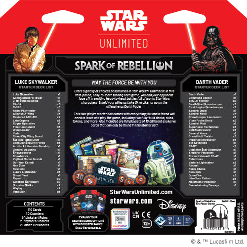 Two-Player Starter Box [Star Wars Unlimited - Spark of Rebellion]